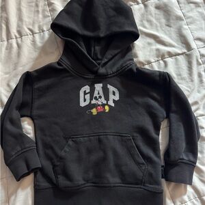 GAP Kids x Disney Mickey Mouse Black Hoodie